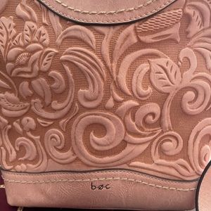 Light Pink cross body BOC purse
